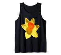 Vettore Daffodil Primavera Isolato Canotta