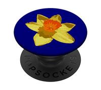 Vettore Daffodil Primavera Isolato PopSockets PopGrip Adesivo