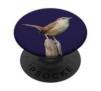 Vettore di uccelli selvatici Thryothorus Wren PopSockets PopGrip Adesivo