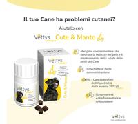 Vettys Integra Cute & Manto Cane 16,5 g Compresse masticabili