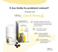 Vettys integra cute&manto gatto 30 compresse masticabili