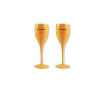 Veuve Clicquot - Set di 2 bicchieri da champagne, colore: Giallo