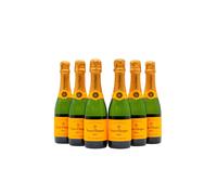 Veuve Clicquot - Yellow Label Brut Champagne (6 x 37.5cl) 37.5cl x 6