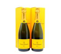 Veuve Clicquot - Yellow Label Brut Champagne 75cl x 2 12.5% ABV (2 x 75cl)