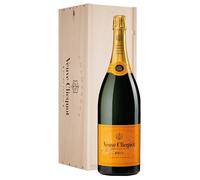 Veuve Clicquot Yellow Label Champagne Brut AOC Jeroboam 3 l, Cassetta di legno
