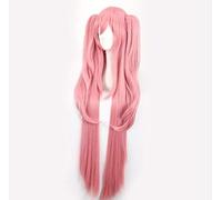 VEVEFHUANG Animale Lungo Rettilineo Krul Tepes Parrucca Owari no Serafino Della Fine Capelli Sintetici Parrucca Cosplay Anime Coda di Cavallo Parrucche Un Formato Parrucca