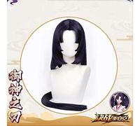 VEVEFHUANG Gioco caldo Onmyoji Demon Knife Girl Costume Cosplay Kimono Dress Costumi Parrucche sintetiche Capelli Halloween Carnival Party XL parrucca