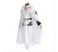 VEVEFHUANG Seraph Of The End Costume Cosplay Owari no Seraph Mikaela Hyakuya Costume Cosplay Parrucca di alta qualità Uniformi Set completo L Mikaela Hyakuya