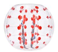VEVOR 1,2m Pallone Paraurti Bubble Pallone Paraurti Gonfiabile Punti Rossi
