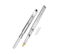 VEVOR 1 Paio di Guide per Cassetti a Estensione Completa, Capacità di Carico 113,4 kg, Guide per Cassetti con Bloccaggio, Cuscinetti a Sfera con Guida Scorrevole, 630 x 53 x 19,5 mm