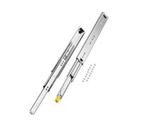 VEVOR 1 Paio di Guide per Cassetti a Estensione Completa, Capacità di Carico 113,4 kg, Guide per Cassetti con Bloccaggio, Cuscinetti a Sfera con Guida Scorrevole Serratura 482 x 53 x 19,5 mm