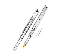 VEVOR 1 Paio di Guide per Cassetti a Estensione Completa, Capacità di Carico 113,4 kg, Guide per Cassetti con Bloccaggio, Cuscinetti a Sfera con Guida Scorrevole Serratura 530 x 53 x 19,5 mm