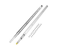 VEVOR 1 Paio di Guide per Cassetti a Estensione Completa, Capacità di Carico 113,4 kg, Guide per Cassetti con Bloccaggio, Cuscinetti a Sfera con Guida Scorrevole 1530 x 53 x 19,5 mm