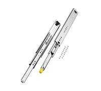 VEVOR 1 Paio di Guide per Cassetti a Estensione Completa, Capacità di Carico 113,4 kg, Guide per Cassetti con Bloccaggio, Cuscinetti a Sfera con Guida Scorrevole Serratura 432 x 53 x 19,5 mm