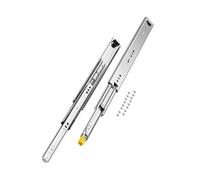 VEVOR 1 Paio di Guide per Cassetti a Estensione Completa, Capacità di Carico 113,4 kg, Guide per Cassetti con Bloccaggio, Cuscinetti a Sfera con Guida Scorrevole Serratura 482 x 53 x 19,5 mm