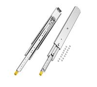 VEVOR 1 Paio di Guide per Cassetti a Estensione Completa, Capacità di Carico 226,8 kg, Guide per Cassetti con Bloccaggio, Cuscinetti a Sfera con Guida Scorrevole 590 x 76 x 19,5 mm