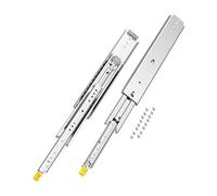 VEVOR Guide per cassetti con estrazione, 508 mm, guide per cassetti bloccabili, 1 paio, portata 226,8 kg, binario scorrevole montato lateralmente con cuscinetto a sfera e bloccaggio