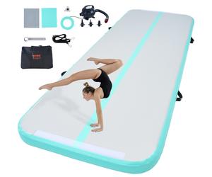 VEVOR 10FT Air Track Gonfiabile Allenamento Tappetino da Ginnastica con Pompa