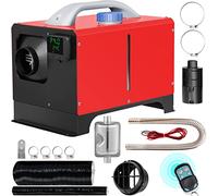 VEVOR 12V 8KW Riscaldatore ad‘Aria Diesel, Riscaldamento da Parcheggio con LCD, Riscaldatore All in One (Rosso, 8KW(Uscita d'Aria Singola))