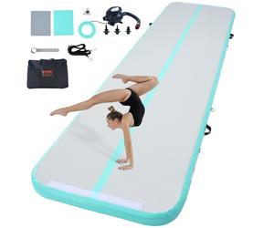 VEVOR 13FT Air Track Gonfiabile Allenamento Tappetino da Ginnastica con Pompa