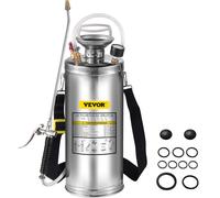 VEVOR 2 Gallon Stainless Steel Industrial Hand-Pumped Sprayer