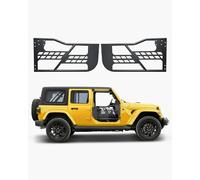 VEVOR 2 Porte Tubolari per Jeep Wrangler JK 2007-2018, Stile Caccia con Cerniere Resistenti e Chiusura OE, Porte per Jeep con Cuscinetti in Gomma e Tubo in Acciaio Temprato, Colore Nero