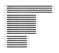 VEVOR 20 Pezzi di Corda Elastica Piatta, Cinghie Elastiche Resistenti da 20 mm con Ganci a S in Acciaio, Include Corda Elastica da 381 mm, 533 mm, 914 mm, per Merci, Teloni, Camion e Tende, Nero