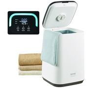 VEVOR 20L Grande Scaldasalviette Secchio con Schermo LED e Spia Luminosa a Forma di U, Scaldasalviette Intelligenti con Timer Regolabile, Accappatoio, Coperta Pigiama, Spegnimento Automatico, Bianco