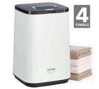 VEVOR 20L Grande Scaldasalviette Secchio con Schermo LED e Spia Luminosa a Forma di U, Scaldasalviette Intelligenti con Timer Regolabile, Accappatoio, Coperta Pigiama, Spegnimento Automatico, Bianco