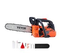 VEVOR 25.4 CC 2 tempi maniglia superiore a gas motosega a benzina 12 pollici a benzina portatile a catena senza fili per il taglio del legno dell'albero