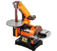 VEVOR 250W Levigatrice a Nastro e a Disco 2980RPM Levigatrice da Banco Multifunzione Levigatrice a Nastro Professioanle 230V con Differenza Velocità