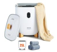 VEVOR 25L Scaldasalviette Schermo LED Colonne Riscaldamento Timer Bianco