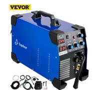 VEVOR 3 in 1 MIG / MMA / TIG Inverter saldatrice in alluminio saldatura semiautomatica saldatrice combinata IGBT saldatrice a punti 270A