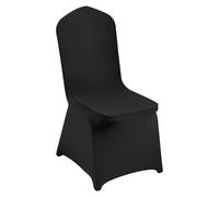 VEVOR 30 Pezzi Nero Coprisedie Pieghevoli Spandex Elasticizzato Cene di Nozze