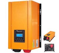 VEVOR 3000W Inverter a Onda Sinusoidale Pura, 12V Corrente Continua, 220V Corrente Alternata, con Caricabatterie CA Schermo LCD Convertitore Solare a Bassa Frequenza