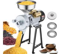 VEVOR 3000W Macina Cereali Elettrico Mulino Farina Mais Grano Uso Umido Secco