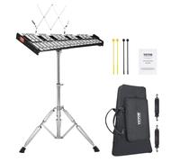 VEVOR 32 Nota GLOCKENSPIEL XYLOPHONE KIT PROFESSIONE STRUMENTO DI PERCUSIONE PROFESSIONE SET CON MALLET DRUM STANTE MUSICA STAND MUSICA REST REGOLABI