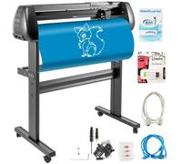 VEVOR 34 Pollici Taglierina per plotter da vinile base macchina da taglio vinile con plotter da supporto Creazione di segni di velocità di forza regolabile