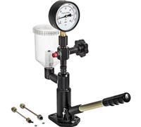 VEVOR 400BAR Tester per iniettori diesel 0-400BAR / 0-6000PSI, iniettore ugello Tester, Diesel, Dual Size Pressure Gauge Adjusts Injector Nozzle Pressure