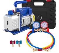 VEVOR 4CFM 1 / 4HP 7.5kg 225ml pompa a vuoto rotativa a palette, condizionatore d'aria domestico 304 pompa in acciaio inox, aspirapolvere frigorifero, imballaggio sottovuoto, industriale