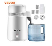 VEVOR Distillatore d'Acqua, Distillatore d'Acqua Pura, Distillatore d'Acqua Pura in Acciaio Inox, 4L 750W Filtro Medico Purificatore