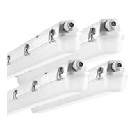 VEVOR 4PCS 4FT LED Luce Tenuta Vapore 60W/50W/40W Selezionabile 5400/6400/7400LM
