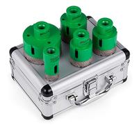 VEVOR 5 Pezzi Punte Diamantate per Trapano, Altezza 15 mm / 0,59 pollici Peso 3 libbre M14 Sega a Tazza Diamantati per Materiali Più Duri Come Piastrelle, Granito, Marmo, Altre Pietre e Porcellana