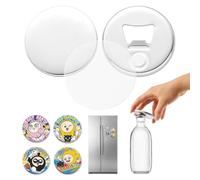 VEVOR 50 Set Accessori Creazione Bottoni Magnetici 75mm, Materiali Consumo