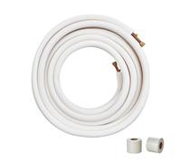 VEVOR Mini Split Line – tubi in rame isolati AC senza condotto 3/8"x5/8"x50 piedi