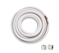VEVOR Tubi in rame per Mini Split - 1/4" x 3/8" - isolamento triplo, senza condotto - 50 piedi