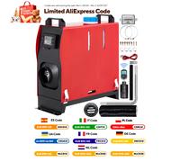 VEVOR 5KW/8KW Riscaldatore ad aria diesel Riscaldatore diesel tutto in uno 12V con telecomando per autobus e rimorchio per camion camper