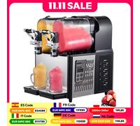 VEVOR 6L Granitore commerciale con pulizia automatica e controllo digitale: refrigerazione ad alta efficienza, doppi carri armati e modalità notturna per bar