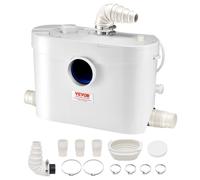 VEVOR 900W Pompa Maceratrice 12 m Prevalenza per WC Lavandino Seminterrato