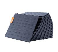 VEVOR Accessori per Pavimento Garage 305 x 305 x 13,4 mm Set di 25 Piastre per Pavimento Antiscivolo su entrambi i lati Pavimento per Garage Officine di Riparazione Grigio Grafite